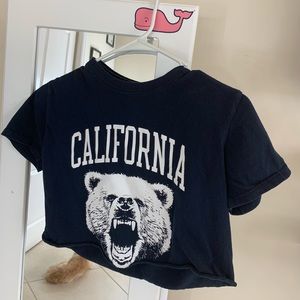 Brandy Melville Navy Crop Top